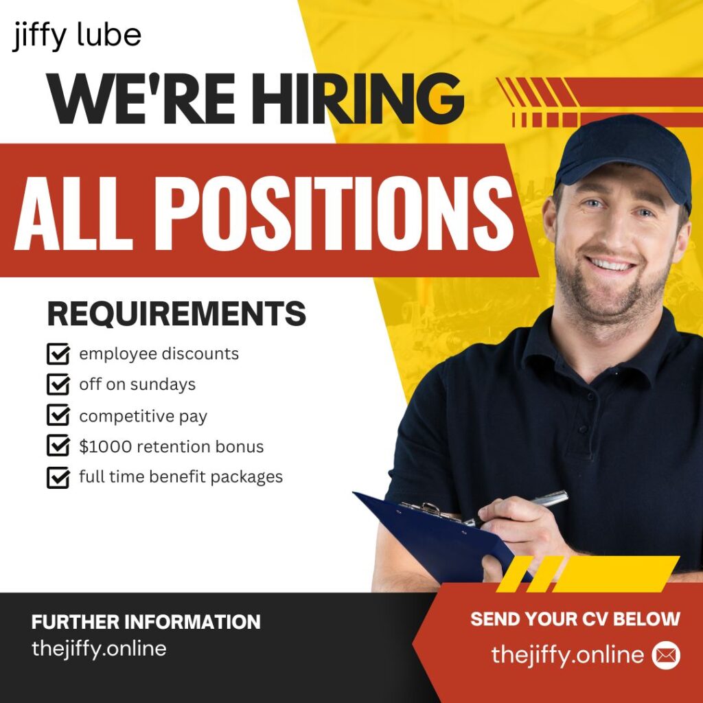 jiffy lube hiring